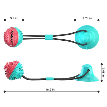 Suction Cup Dog Toy – Interactive Tug & Play