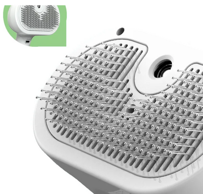 Self-Cleaning Grooming Brush – One-Click Deshedder